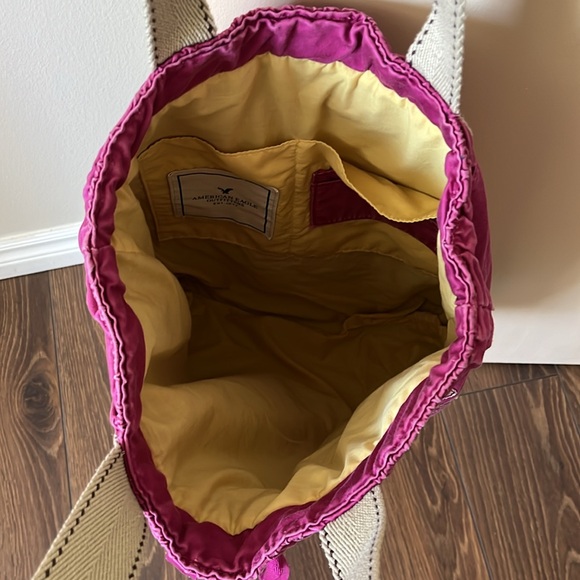 American Eagle Tote Bag - Fuchsia - Picture 7 of 12